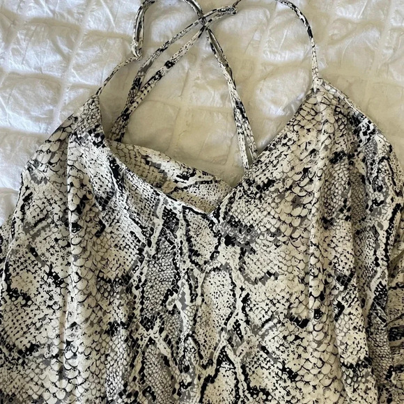 Reformation Kat snake print midi dress - Picture 6 of 12